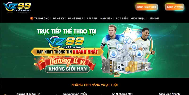 truy cập trang chủ vz99 chính thức